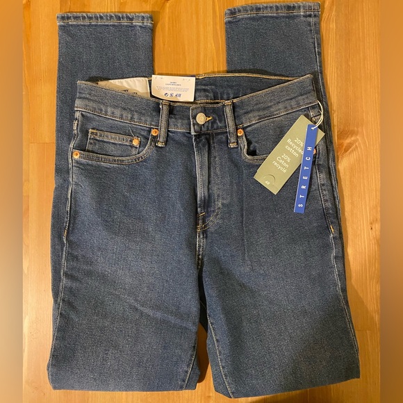 NWT H&M Skinny Coupe Moulante Jeans 29X32 - Picture 3 of 11